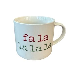 Target Threshold Fa La La La La Holiday Christmas Coffee Tea Mug Cup New